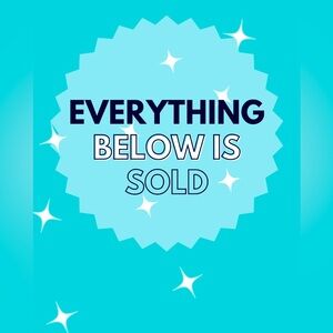 Everything below is sold